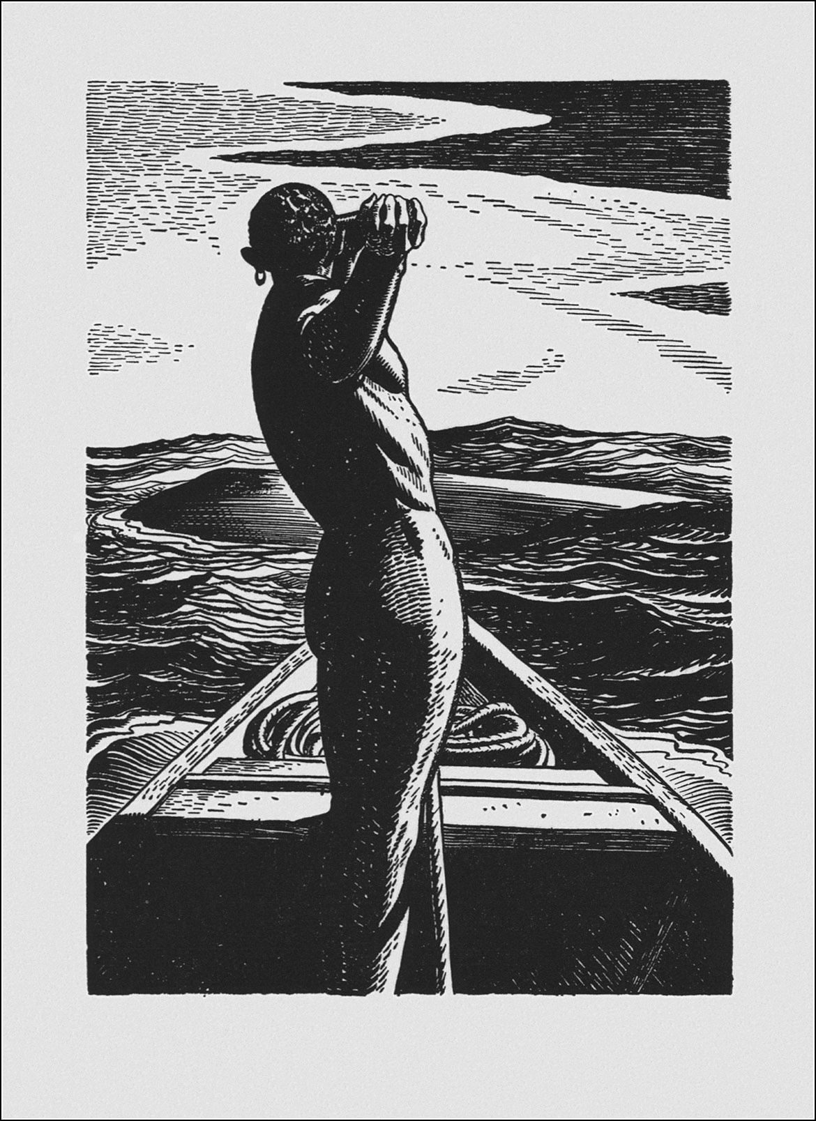 Rockwell kent's drawings for moby dick
